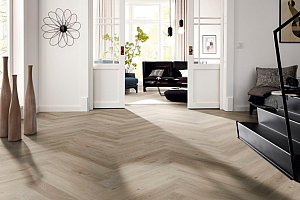 FLOOR FOREVER Style floor click rigid Dub fishbone oxford 30030 - Vinylová podlaha zámková rigidní SPC