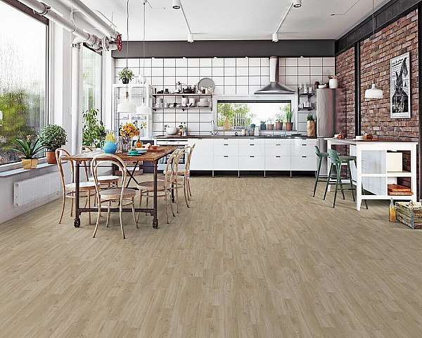 Laminátové podlahy v kuchyni