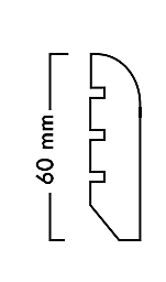 Lišta NEMO FLOOR Dub kouřový 1036–9