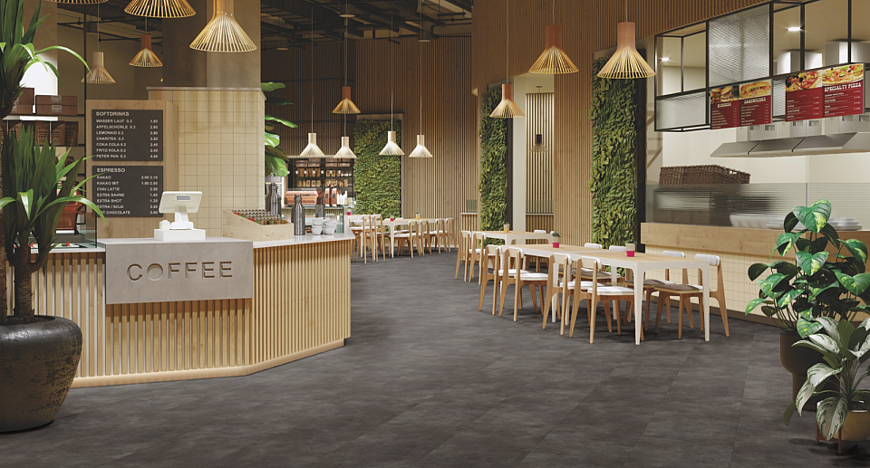GERFLOR Creation 55 clic acoustic Bloom uni dark GERCAC55 1601