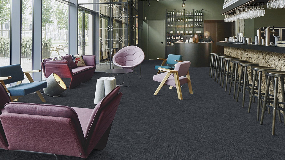 FORBO Flotex Planks Frameweave Lignite 142009