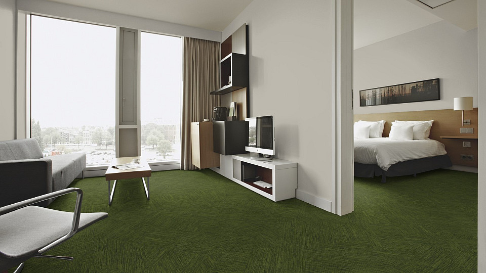 FORBO Flotex Planks Frameweave Pesto 142008