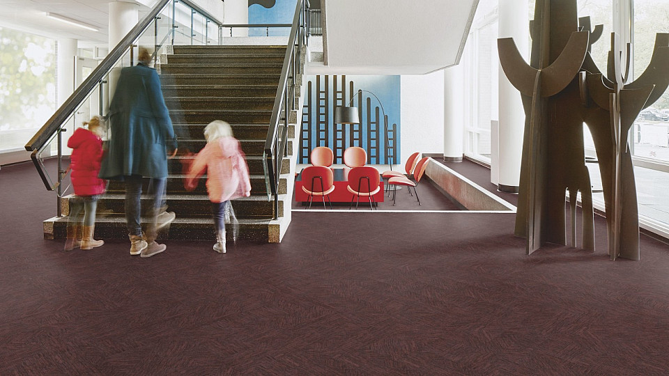 FORBO Flotex Planks Frameweave Flame 142011