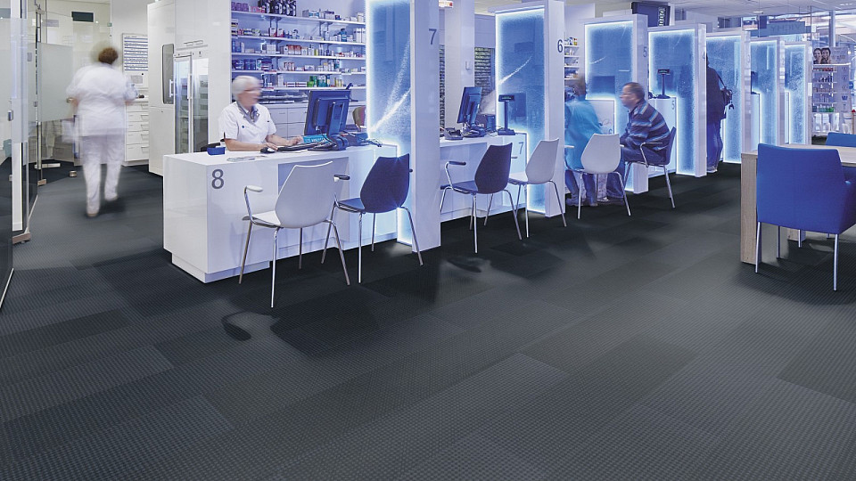 FORBO Flotex Planks Boxcross Blueberry 133008