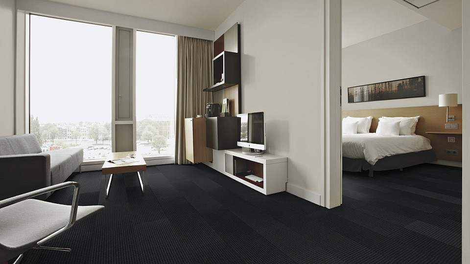 FORBO Flotex Planks Boxcross Anthracite 133011