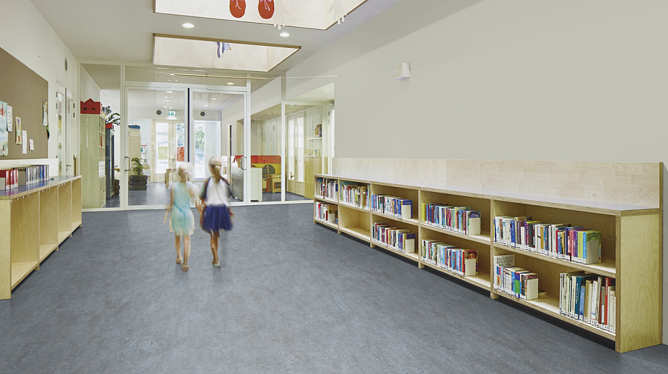 FORBO Marmoleum decibel Dove blue 305335