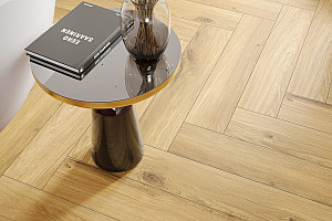 FALQUON THE FLOOR Herringbone Dub honey P7001 HB - Vinylová podlaha zámková rigidní SPC