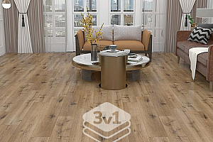 EXPERTO LVT 55 Dub sienna 88001-007 - Vinylová podlaha celoplošně lepená