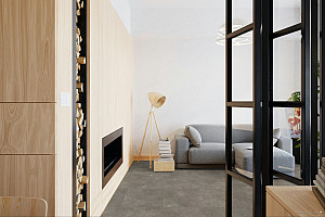 PARADOR Trendtime 5 Kámen trafalgar tmavě šedý 1750860 - Vinylová podlaha celoplošně lepená