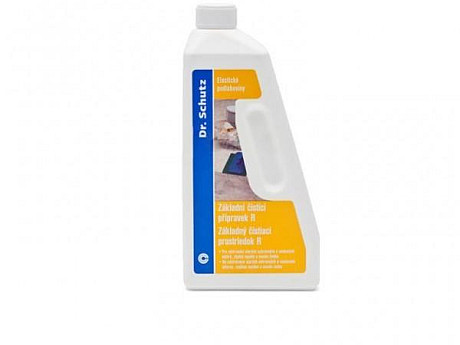 Šetrný základní čistič se silným rozpouštěcím účinkem a pro materiál šetrnou nízkou alkalitou DR. SCHUTZ R (750 ml)