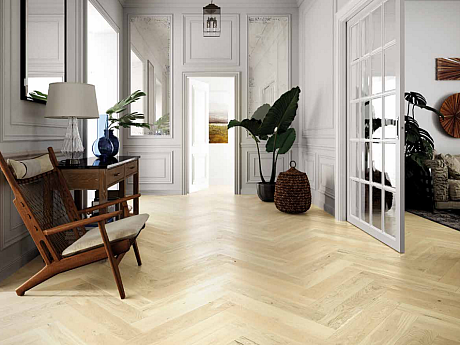 BARLINEK Pure classico Herringbone 130 Dub bianco 1WC000021