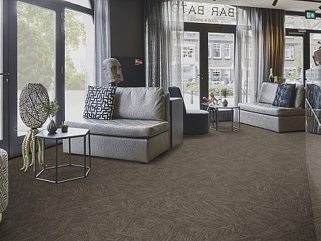 FORBO Flotex Planks Frameweave Sepia 142003