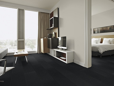 FORBO Flotex Planks Boxcross Anthracite 133011