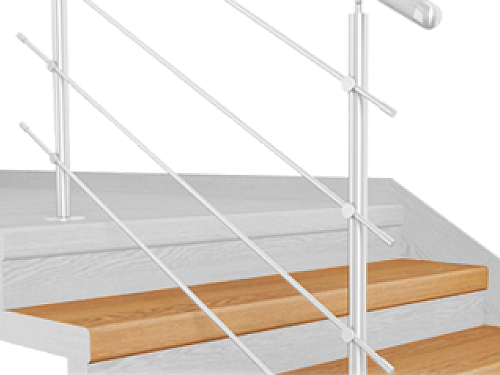 Schodový nášlap / profil TOPSTEP Flex Buk