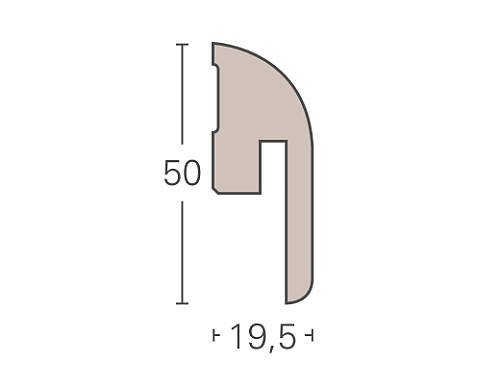 Lišta PARADOR SL 2 Dub D015 1745477