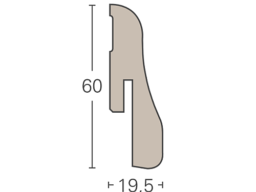 Lišta PARADOR SL 4 Teak D001 1745516