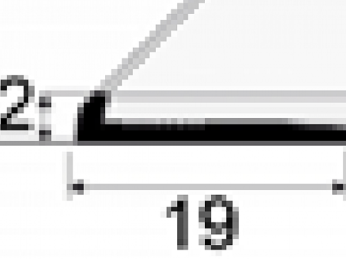 Ukončovací profil pro krytiny do 2 mm (šroubovací) | Küberit 355