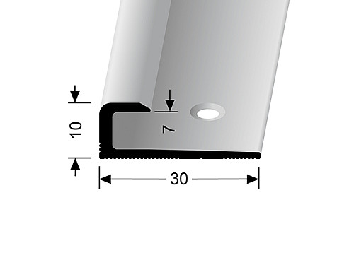Ukončovací profil pro krytiny do 7 mm (šroubovací) | Küberit 803