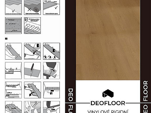 DEOFLOOR SPC CLICK RIGID Dub přírodní 8661