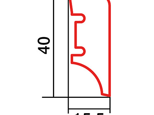 Lišta BARLINEK P4P Dub P4P01011A