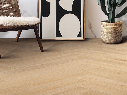 GERFLOR Creation 55 clic acoustic herringbone Aquinoah blond GERCAC55 1704