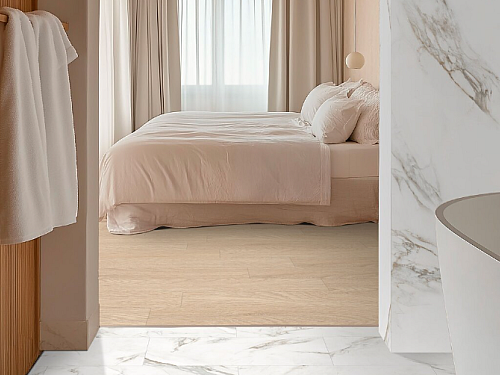 GERFLOR Creation 55 clic acoustic White marble GERCAC55 1743