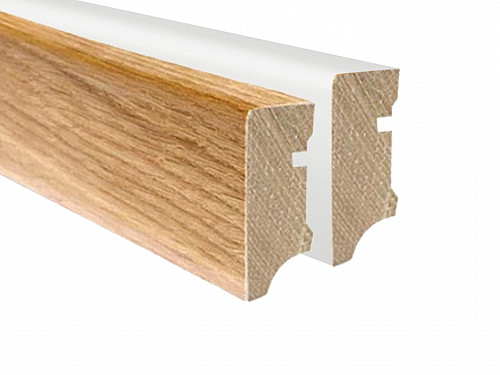 Dřevěné obvodové podlahové designové lišty rovného tvaru