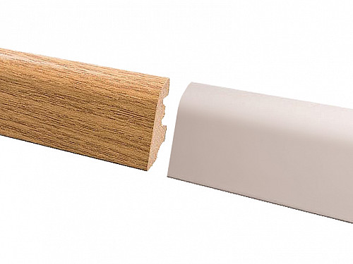 Obvodová designová podlahová lišta rovného tvaru KP 40